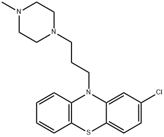 2-Chloro-10-[3-(4-methylpiperazin-1-yl)propyl]phenothiazine(58-38-8)